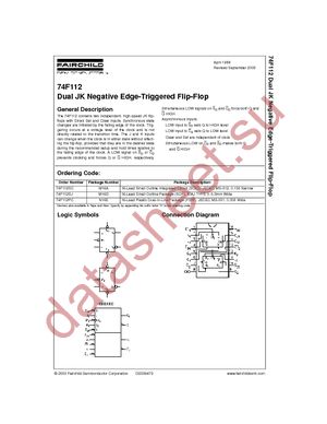 74F112PC datasheet  